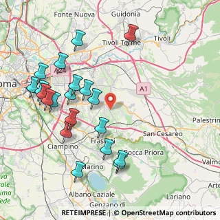 Mappa Via Boccadifalco, 00132 Roma RM, Italia (9.5015)