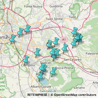 Mappa Via Boccadifalco, 00132 Roma RM, Italia (8.3205)