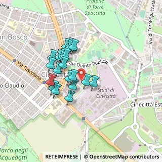 Mappa Via Umberto Quintavalle, 00173 Roma RM, Italia (0.357)