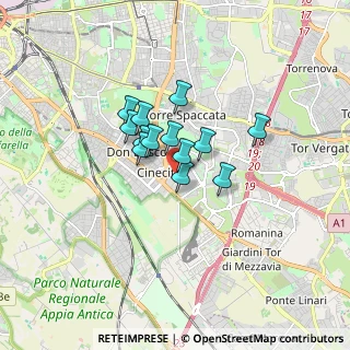 Mappa Via Umberto Quintavalle, 00173 Roma RM, Italia (1.10615)