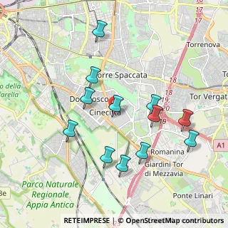 Mappa Via Umberto Quintavalle, 00173 Roma RM, Italia (2.01583)