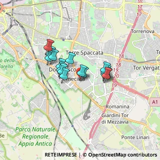 Mappa Via Umberto Quintavalle, 00173 Roma RM, Italia (1.30688)