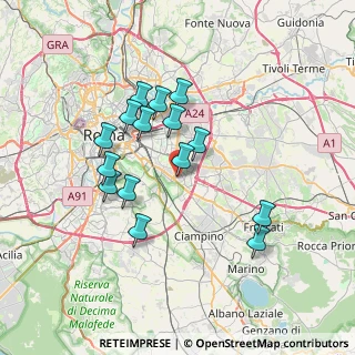 Mappa Via Umberto Quintavalle, 00173 Roma RM, Italia (6.66467)