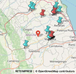 Mappa 62010 Treia MC, Italia (16.2885)