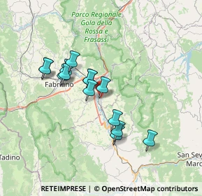 Mappa Piazza Giacomo Matteotti, 60043 Cerreto D'esi AN, Italia (6.10071)