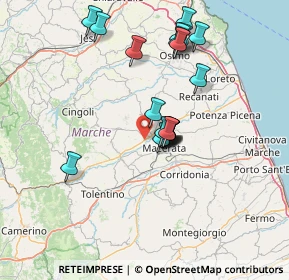 Mappa SP361, 62010 Treia MC, Italia (13.2135)