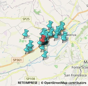 Mappa SP361, 62010 Treia MC, Italia (0.95714)