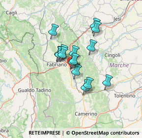 Mappa Via Esino, 60043 Cerreto d'Esi AN, Italia (9.44933)