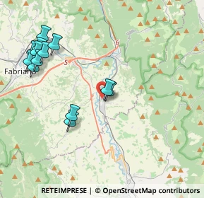 Mappa Via Esino, 60043 Cerreto d'Esi AN, Italia (4.71308)