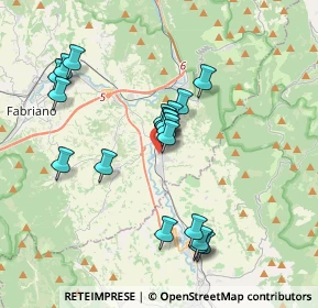 Mappa Via Esino, 60043 Cerreto d'Esi AN, Italia (3.4415)