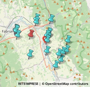 Mappa Via Esino, 60043 Cerreto d'Esi AN, Italia (3.5105)