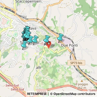 Mappa Via Aretina, 53100 Siena SI, Italia (1.067)