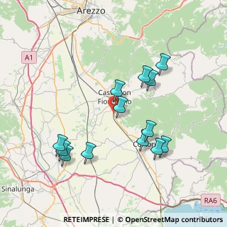Mappa Loc. Montecchio, 52011 Bibbiena AR, Italia (7.81615)