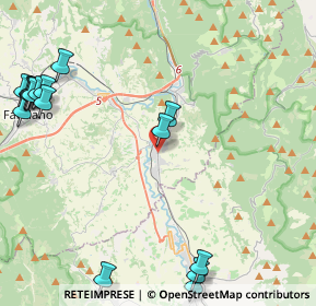 Mappa 60043 Cerreto d'Esi AN, Italia (6.22375)