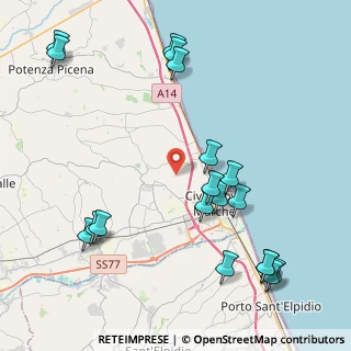 Mappa Strada Comunale Villa Conti, 62012 Civitanova Marche MC, Italia (5.26158)