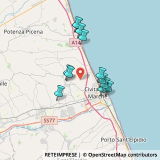 Mappa Strada Comunale Villa Conti, 62012 Civitanova Marche MC, Italia (3.25667)