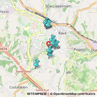 Mappa Siena, 53100 Siena SI, Italia (0.65455)