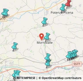 Mappa SP 10, 62010 Morrovalle MC, Italia (6.56375)