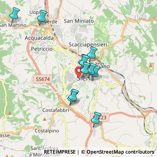Mappa Via del Costone, 53100 Siena SI, Italia (1.67545)
