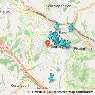 Mappa Via del Costone, 53100 Siena SI, Italia (0.65538)