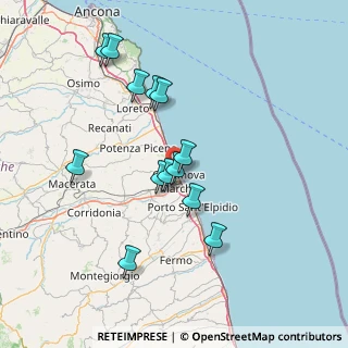 Mappa Via Andrea Doria, 62012 Civitanova Marche MC, Italia (14.02615)