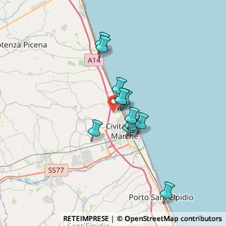 Mappa Via Andrea Doria, 62012 Civitanova Marche MC, Italia (2.84091)