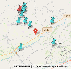 Mappa Contrada Sta. Maria in Selva, 62010 Treia MC, Italia (4.77909)