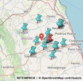 Mappa Contrada Sta. Maria in Selva, 62010 Treia MC, Italia (11.168)