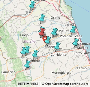 Mappa Contrada Sta. Maria in Selva, 62010 Treia MC, Italia (13.08467)