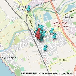 Mappa Via Sant'Anna, 57023 Cecina LI, Italia (0.367)