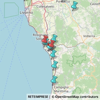 Mappa Via Sant'Anna, 57023 Cecina LI, Italia (15.41455)