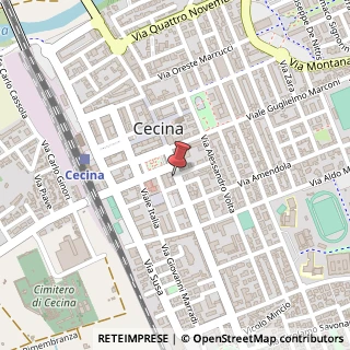 Mappa Piazza della Libertà, 6, 57023 Cecina, Livorno (Toscana)