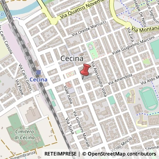 Mappa Corso Giacomo Matteotti, 191, 57023 Cecina, Livorno (Toscana)