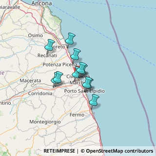Mappa Via Castellara, 62012 Civitanova Marche MC, Italia (8.7)