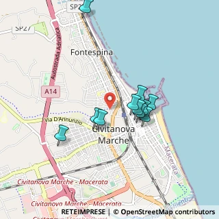 Mappa Via Castellara, 62012 Civitanova Marche MC, Italia (0.78091)