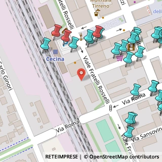 Mappa Piazza della Stazione, 57023 Cecina LI, Italia (0.1)
