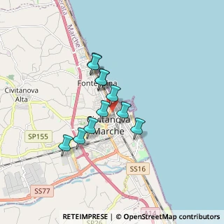 Mappa Porto, 62012 Civitanova Marche MC, Italia (1.30636)