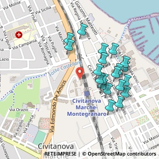 Mappa Porto, 62012 Civitanova Marche MC, Italia (0.2435)