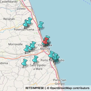 Mappa Porto, 62012 Civitanova Marche MC, Italia (6.59412)