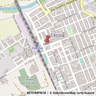 Mappa Via 2 Giugno, SNC, 57023 Cecina, Livorno (Toscana)