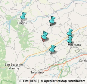 Mappa Viale Nazario Sauro, 62010 Treia MC, Italia (6.31364)