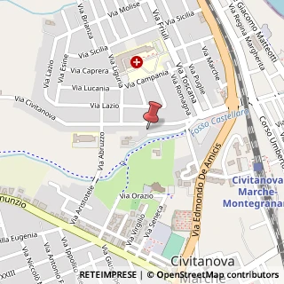 Mappa Via Civitanova, 80, 62012 Civitanova Marche, Macerata (Marche)