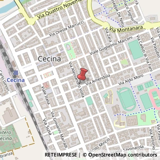 Mappa Via Alessandro Volta, 38, 57023 Cecina, Livorno (Toscana)