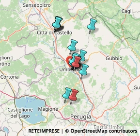 Mappa Via Carlo Forlanini, 06019 Umbertide PG, Italia (8.5225)