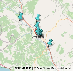 Mappa Via Carlo Forlanini, 06019 Umbertide PG, Italia (3.80545)
