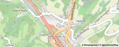 Mappa Siena