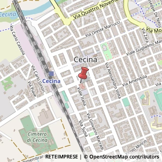 Mappa Piazza della Libertà, 28, 57023 Cecina, Livorno (Toscana)