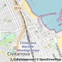 Kaart Civitanova Marche