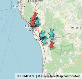 Mappa Piazza Iori, 57023 Cecina LI, Italia (8.588)