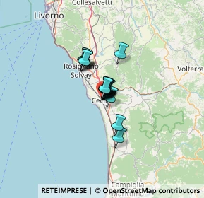 Mappa Via Circonvallazione, 57023 Cecina LI, Italia (5.65444)
